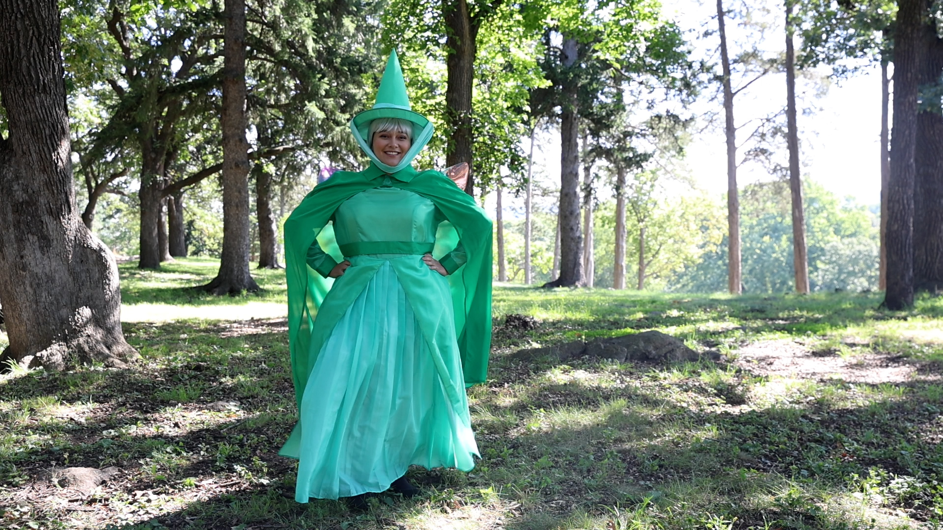 FUN7490PL Plus Size Disney Fauna Sleeping Beauty Costume